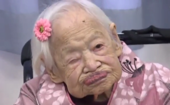 Misao Okawa the oldest granny in the world