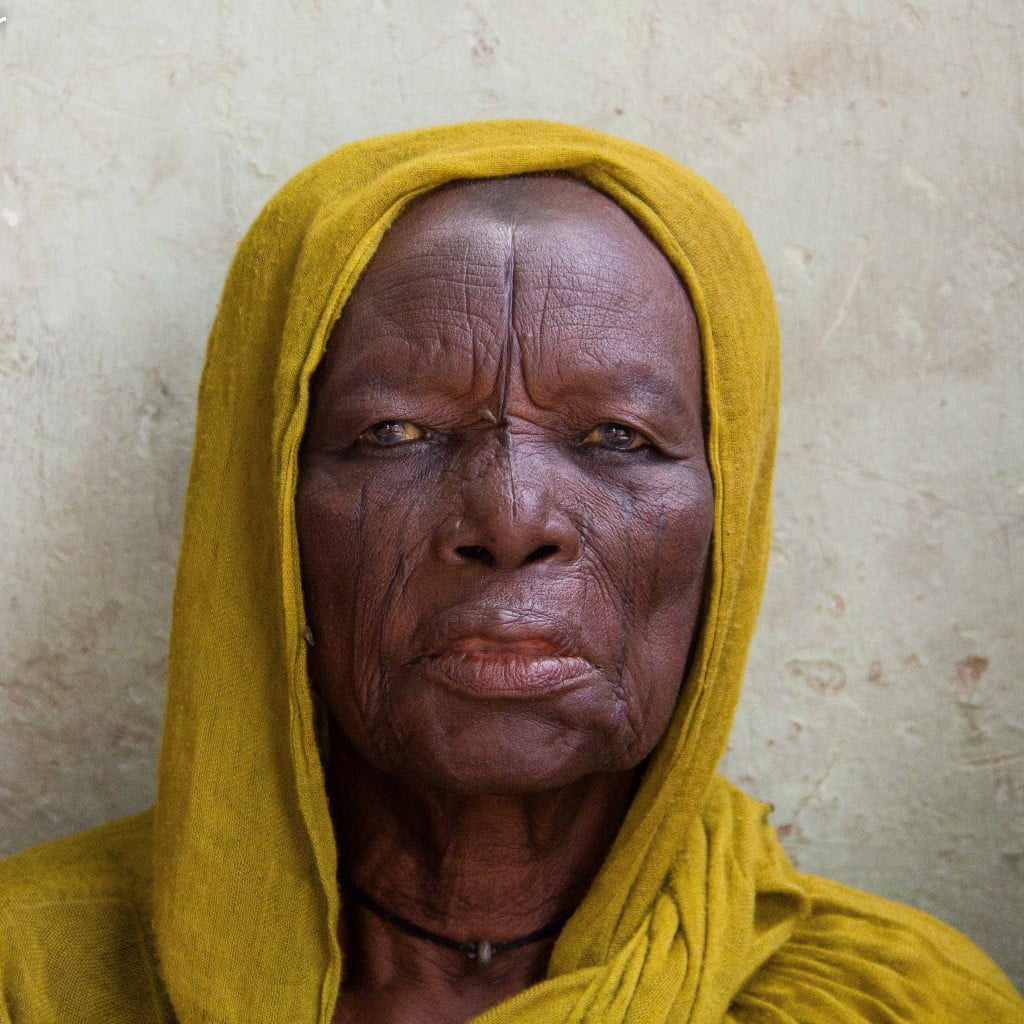 old woman portrait