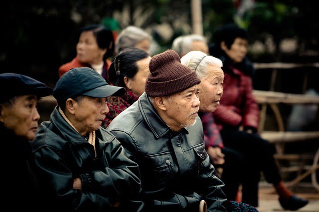 elderly asia Putian China population ageing