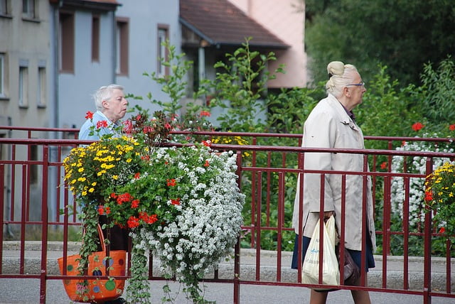 Elderly walk