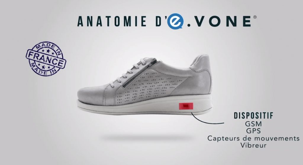 E Vone smart shoes for elderly people