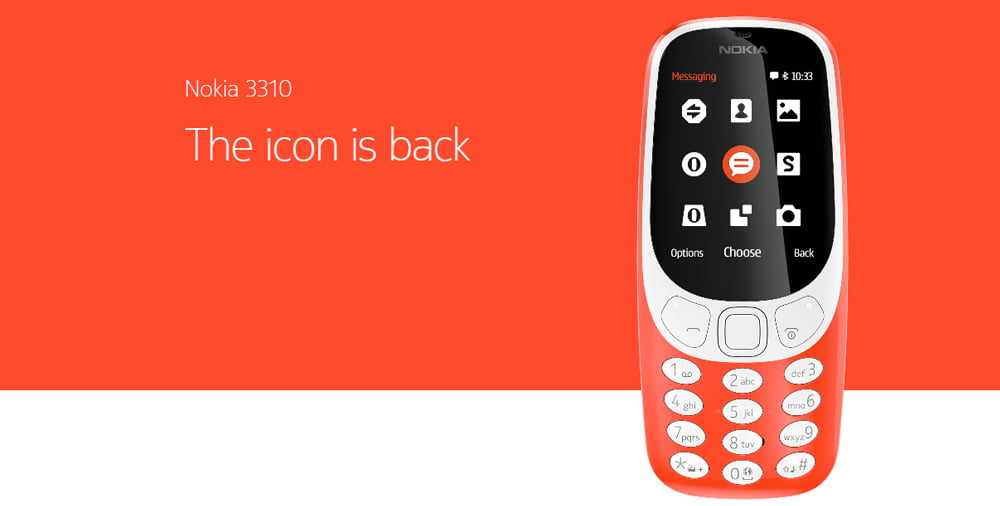Nokia 3310 - The icon is back