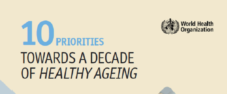 10 priorities healthy ageing